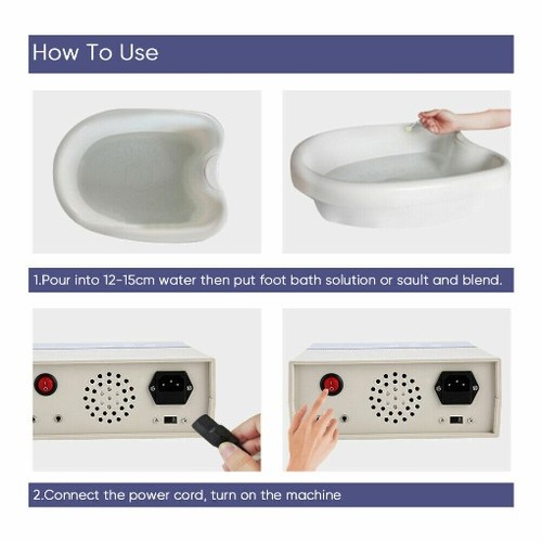 Portable ionic detox foot - detox, bath