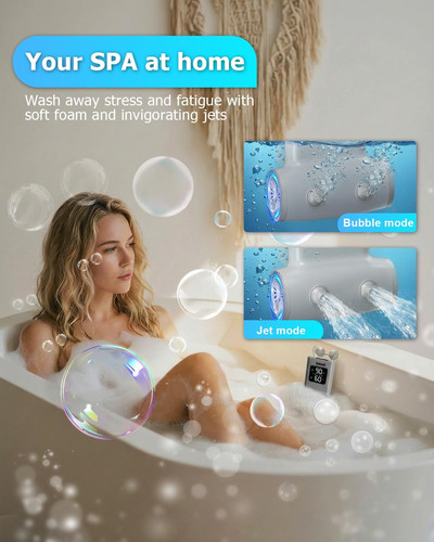 Upgraded bubble jet tub - bubble,