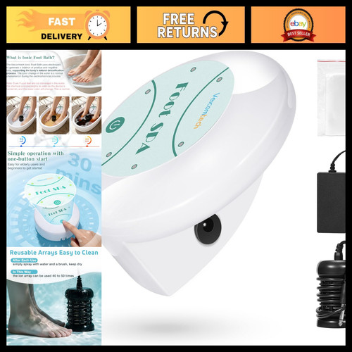 Portable ionic foot detox bath - portable,